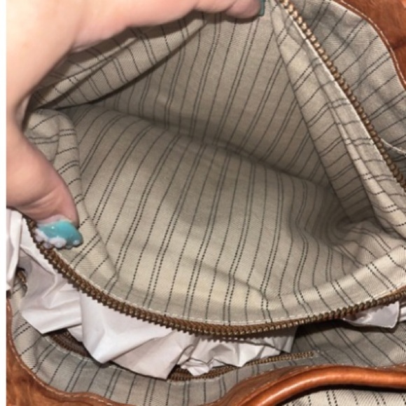 Frye Campus Satchel, Women's Campus Hobo Bag, 100% Dakota Red Burnt Leather - Picture 4 of 15